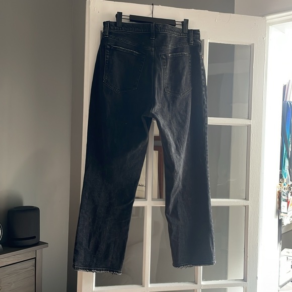 Abercrombie size 12 women’s black denim - Picture 3 of 3
